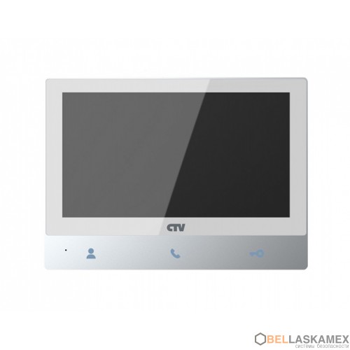 Видеодомофон CTV-M4701AHD в квартиру, дом ,офис. Монитор CTV с сенсорным управлением, функцией видеопамяти, фоторамки и часов ,автоответчик, стильный дизайн