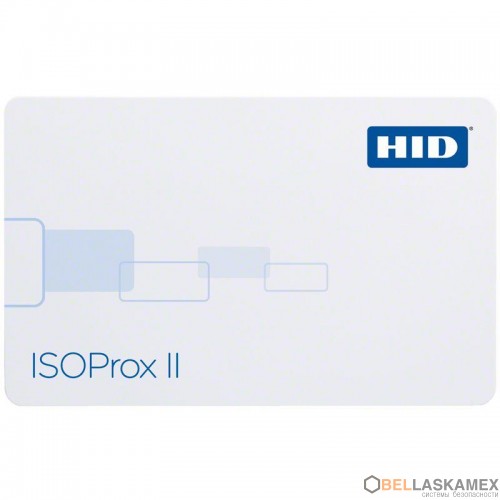 Бесконтактная карта HID ISOProx® II совмещения PROX-технологии с идентификацией по фотографии владельца.